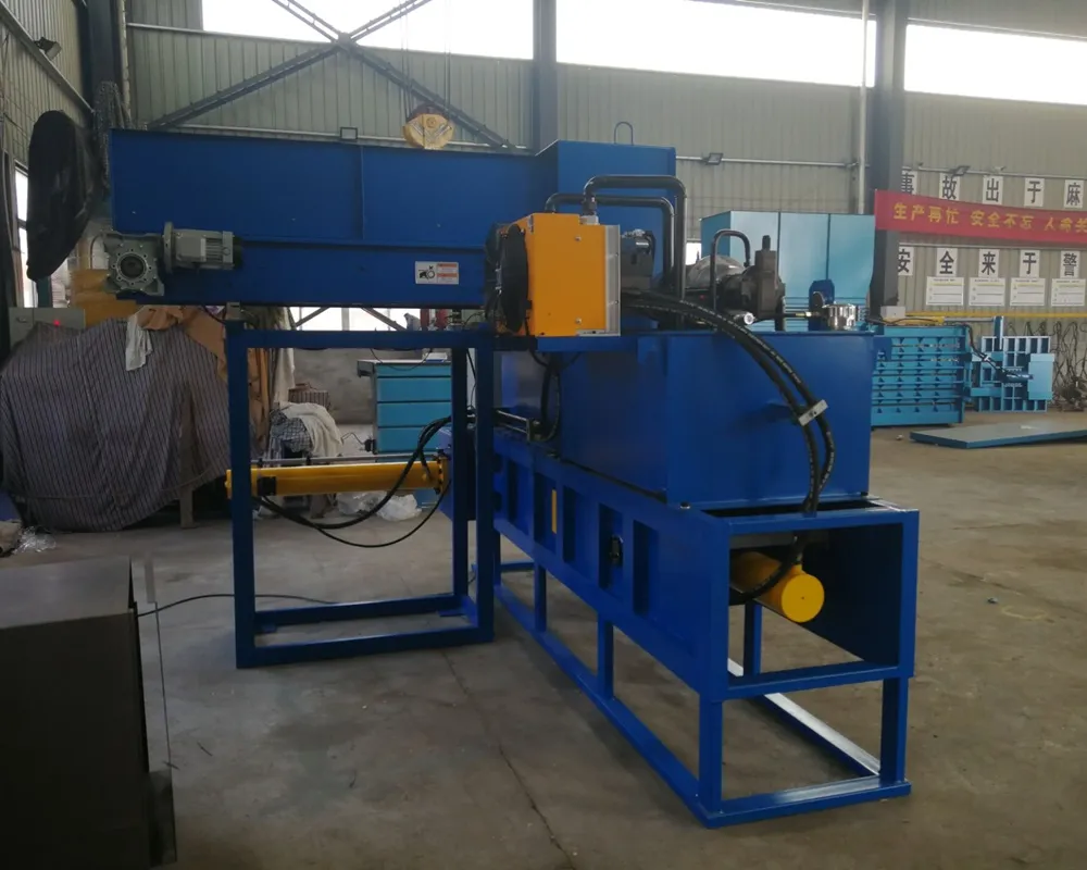 hydraulic bagging machine