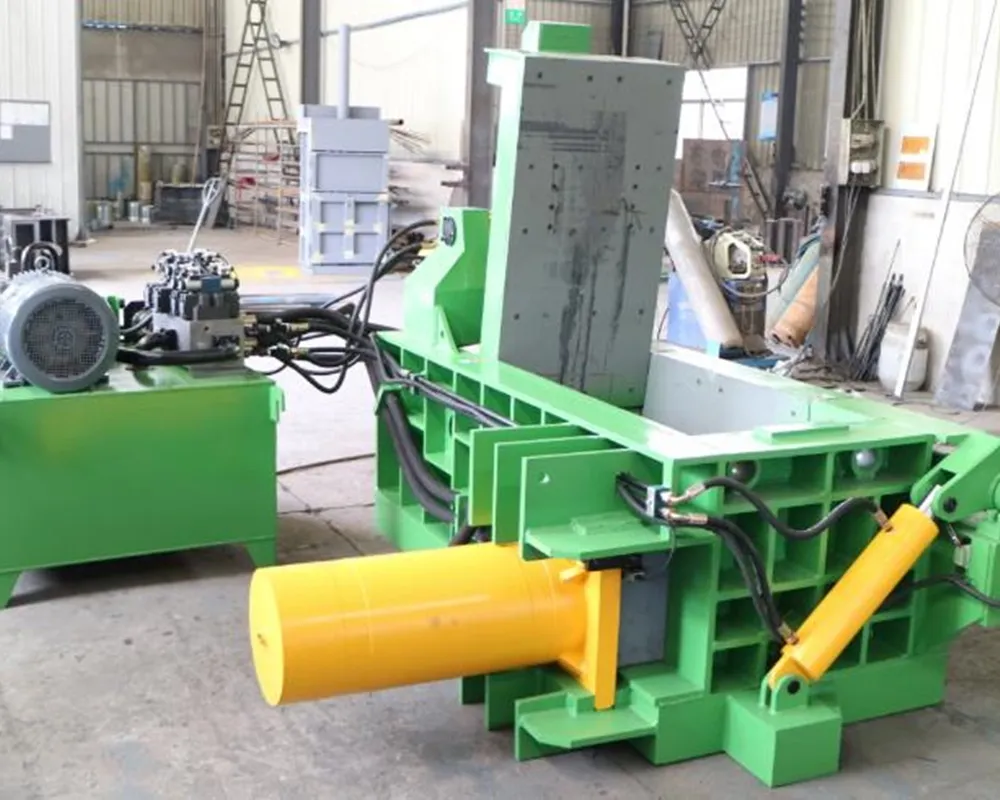 metal baling press