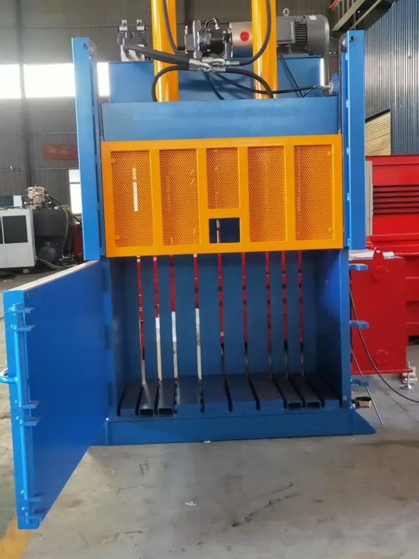 vertical plastic baler